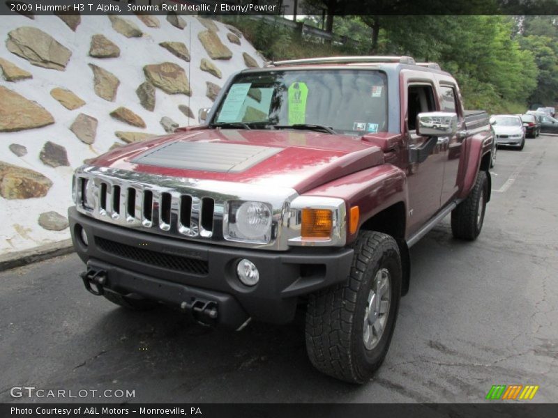 Sonoma Red Metallic / Ebony/Pewter 2009 Hummer H3 T Alpha