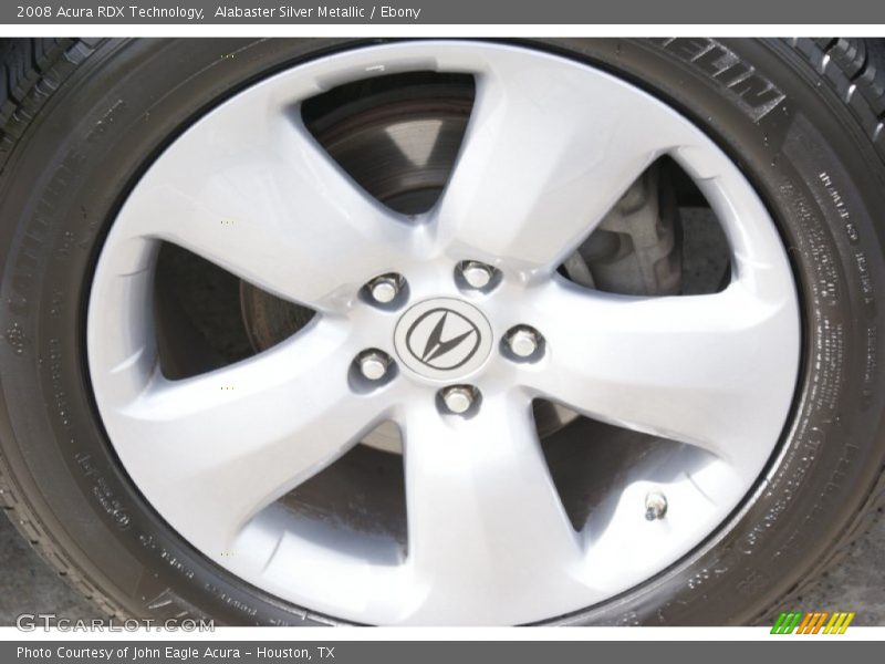 Alabaster Silver Metallic / Ebony 2008 Acura RDX Technology