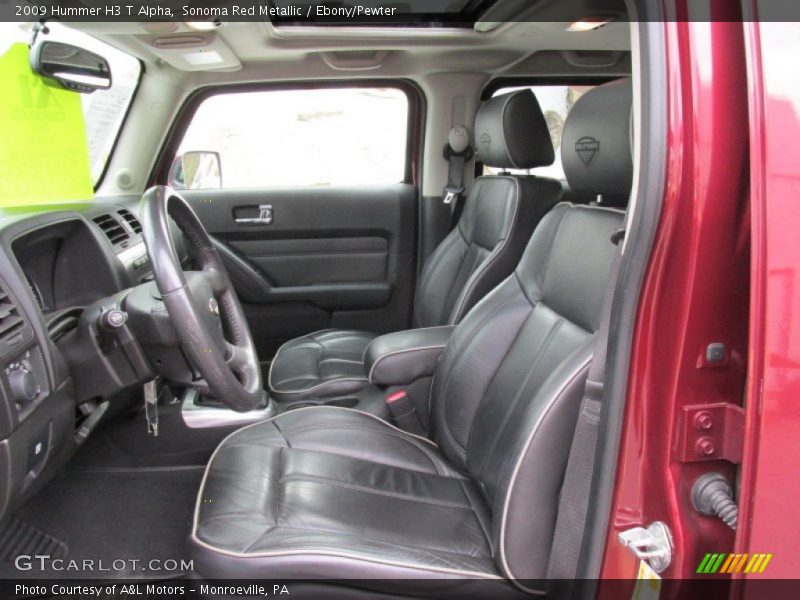  2009 H3 T Alpha Ebony/Pewter Interior