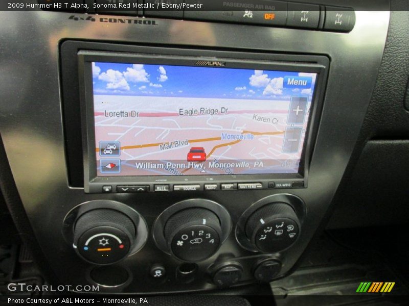 Sonoma Red Metallic / Ebony/Pewter 2009 Hummer H3 T Alpha