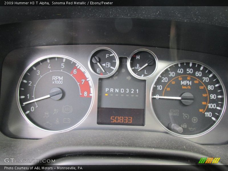  2009 H3 T Alpha T Alpha Gauges