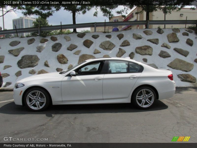  2015 5 Series 550i xDrive Sedan Alpine White
