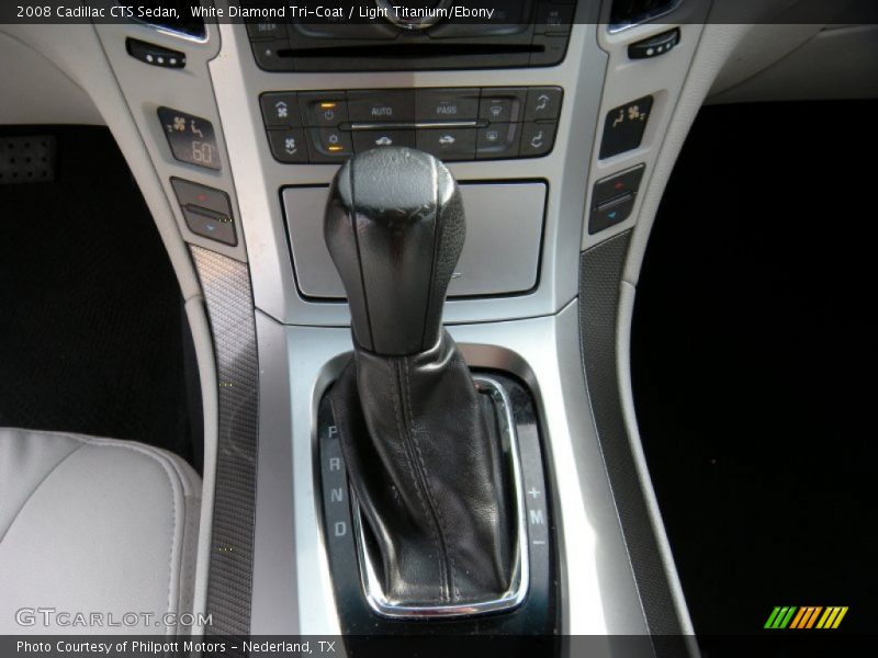 White Diamond Tri-Coat / Light Titanium/Ebony 2008 Cadillac CTS Sedan