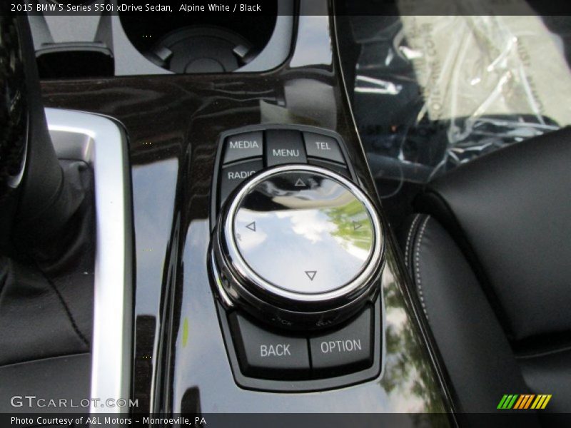 Controls of 2015 5 Series 550i xDrive Sedan