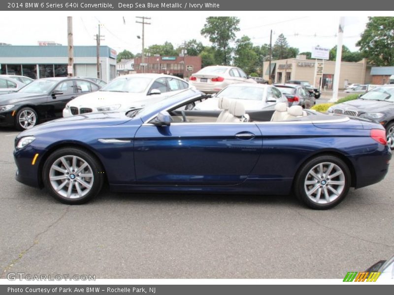  2014 6 Series 640i Convertible Deep Sea Blue Metallic