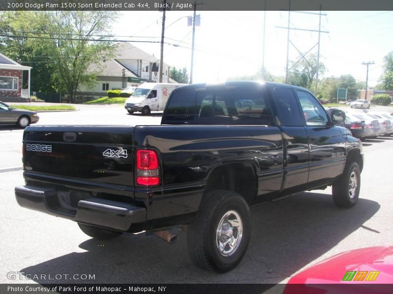 Black / Agate 2000 Dodge Ram 1500 Sport Extended Cab 4x4