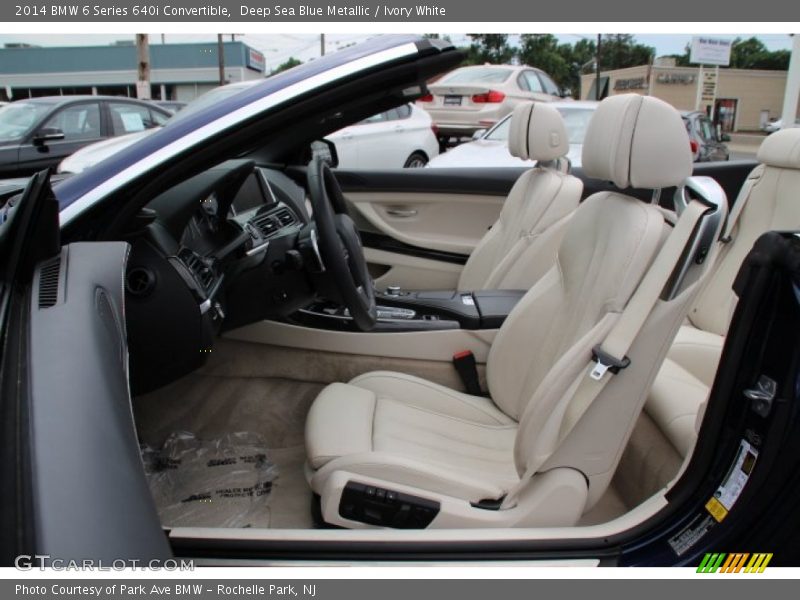 Front Seat of 2014 6 Series 640i Convertible