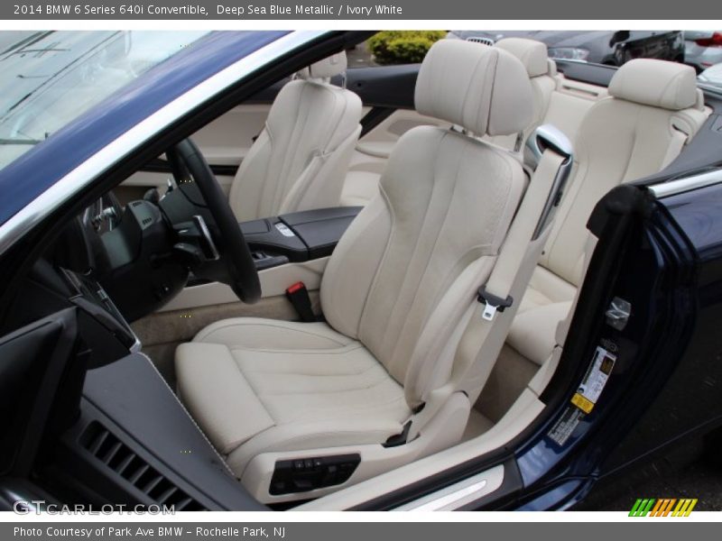 Front Seat of 2014 6 Series 640i Convertible