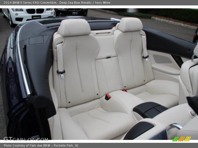 Rear Seat of 2014 6 Series 640i Convertible