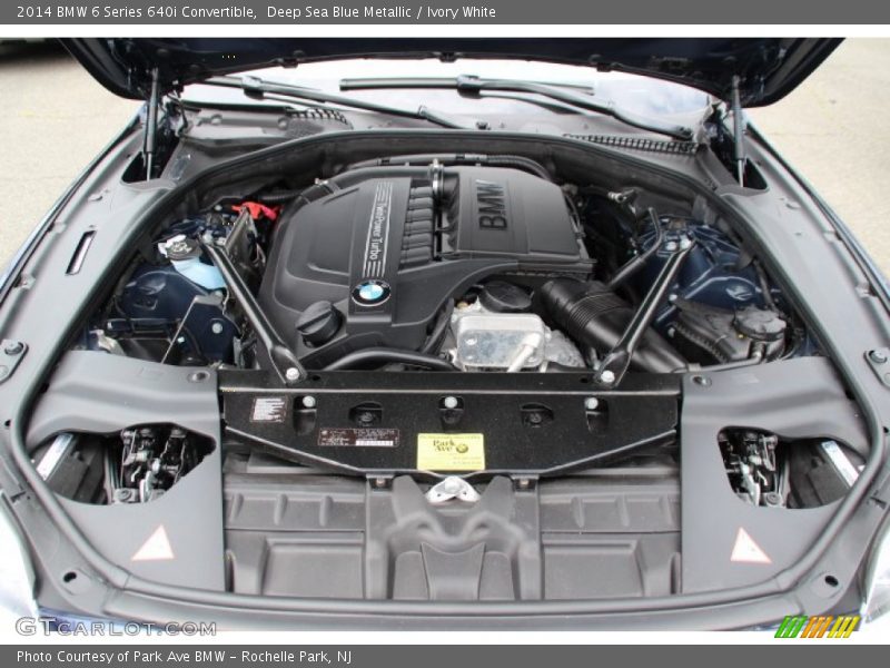  2014 6 Series 640i Convertible Engine - 3.0 Liter DI TwinPower Turbocharged DOHC 24-Valve VVT Inline 6 Cylinder