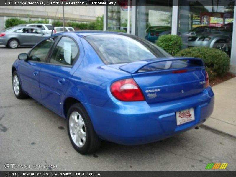 Electric Blue Pearlcoat / Dark Slate Gray 2005 Dodge Neon SXT