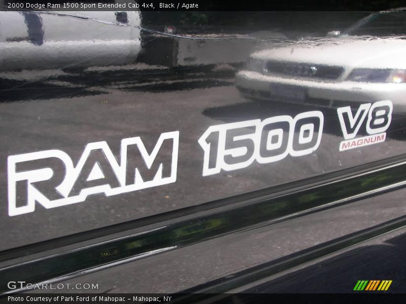 Black / Agate 2000 Dodge Ram 1500 Sport Extended Cab 4x4