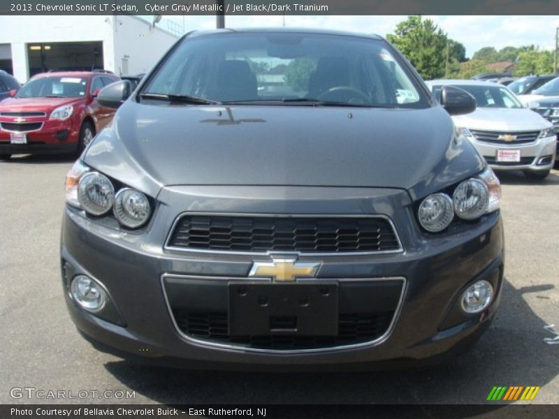 Cyber Gray Metallic / Jet Black/Dark Titanium 2013 Chevrolet Sonic LT Sedan
