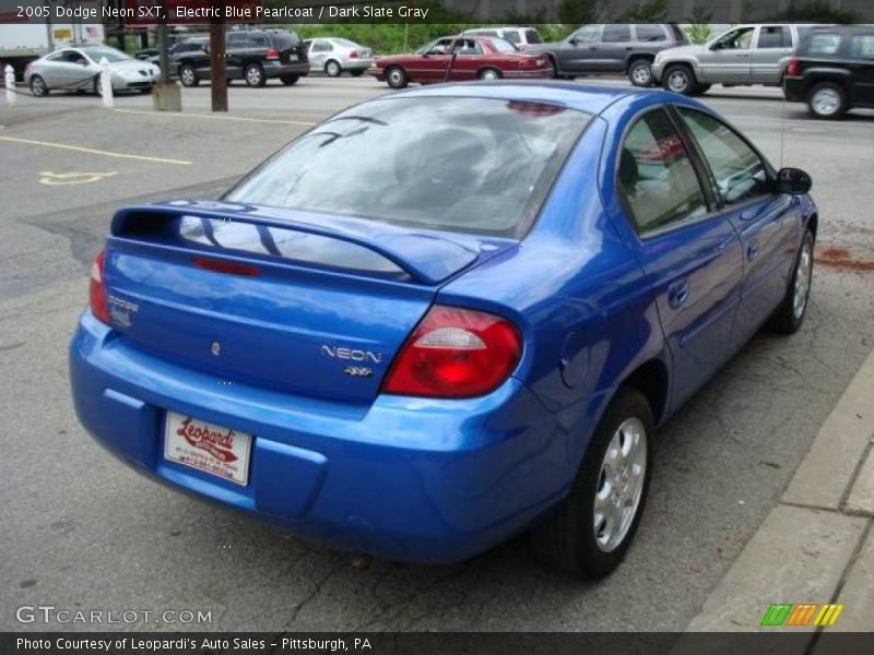 Electric Blue Pearlcoat / Dark Slate Gray 2005 Dodge Neon SXT