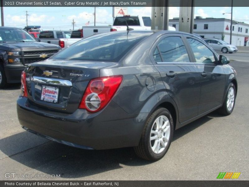 Cyber Gray Metallic / Jet Black/Dark Titanium 2013 Chevrolet Sonic LT Sedan