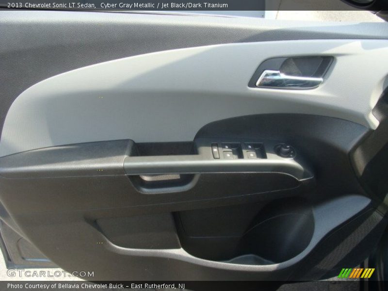 Cyber Gray Metallic / Jet Black/Dark Titanium 2013 Chevrolet Sonic LT Sedan