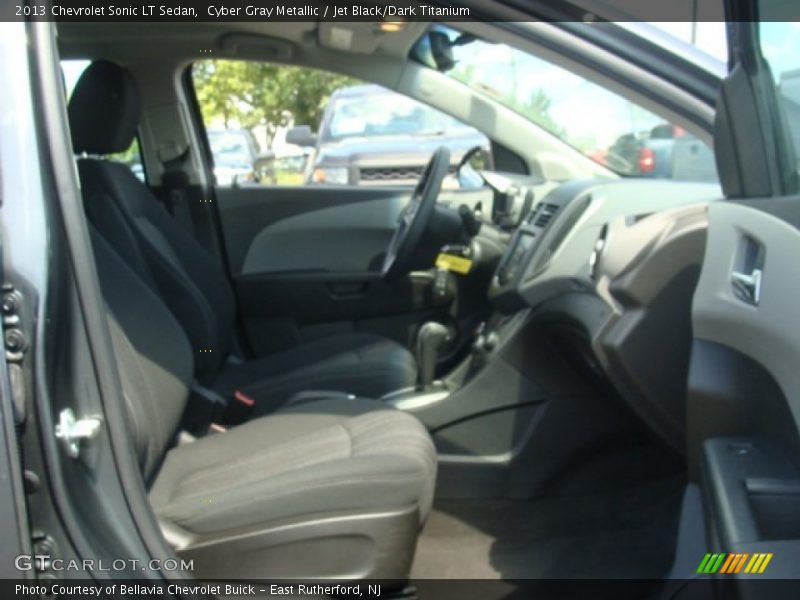 Cyber Gray Metallic / Jet Black/Dark Titanium 2013 Chevrolet Sonic LT Sedan