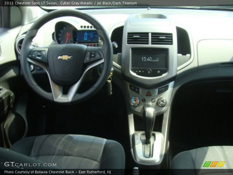 Cyber Gray Metallic / Jet Black/Dark Titanium 2013 Chevrolet Sonic LT Sedan