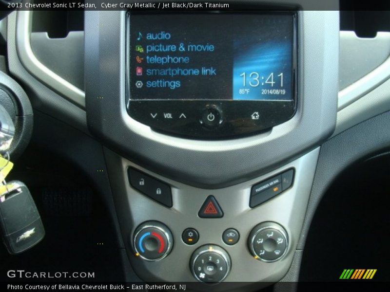 Cyber Gray Metallic / Jet Black/Dark Titanium 2013 Chevrolet Sonic LT Sedan
