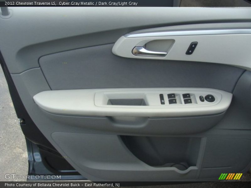 Cyber Gray Metallic / Dark Gray/Light Gray 2012 Chevrolet Traverse LS