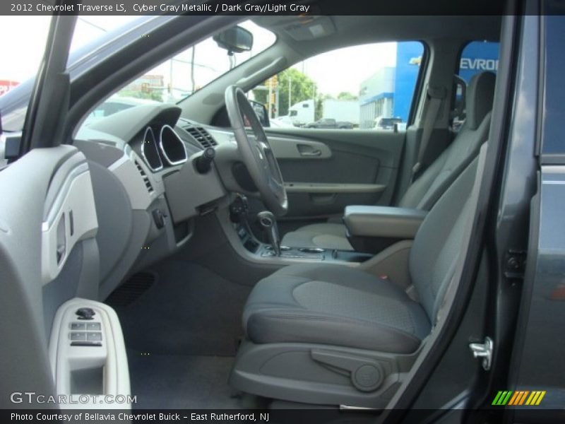 Cyber Gray Metallic / Dark Gray/Light Gray 2012 Chevrolet Traverse LS