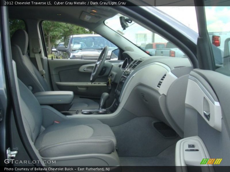 Cyber Gray Metallic / Dark Gray/Light Gray 2012 Chevrolet Traverse LS