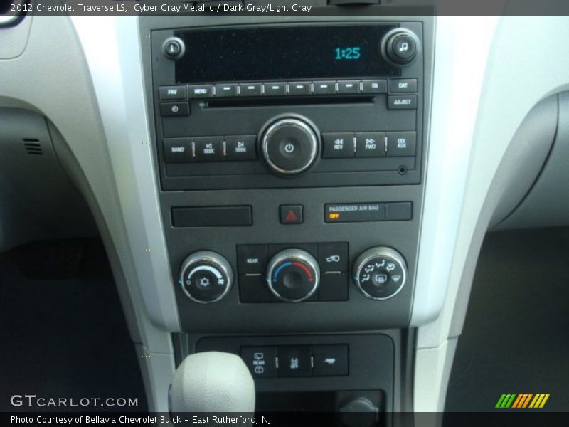 Cyber Gray Metallic / Dark Gray/Light Gray 2012 Chevrolet Traverse LS