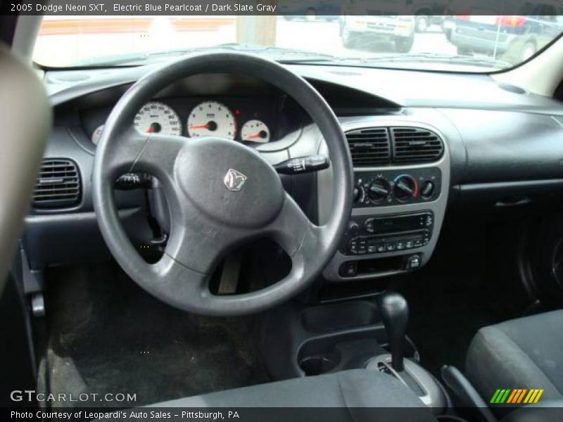Electric Blue Pearlcoat / Dark Slate Gray 2005 Dodge Neon SXT