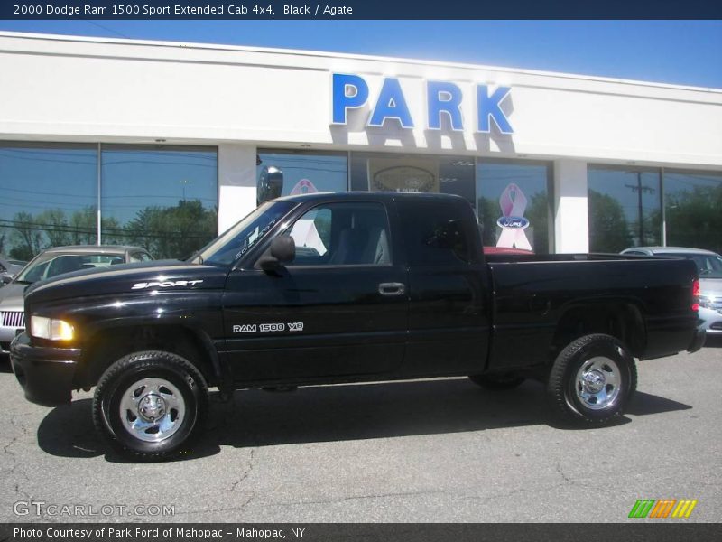 Black / Agate 2000 Dodge Ram 1500 Sport Extended Cab 4x4