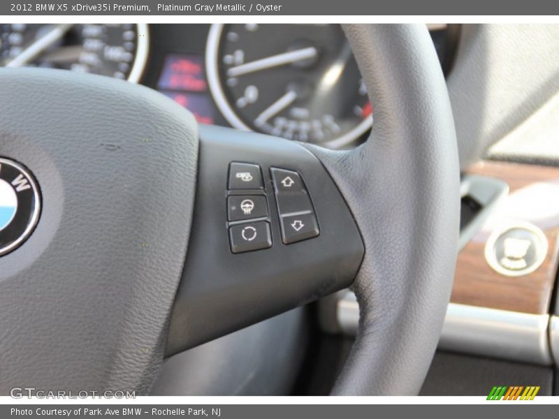 Platinum Gray Metallic / Oyster 2012 BMW X5 xDrive35i Premium