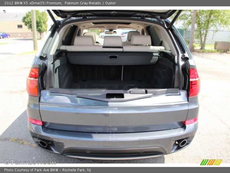 Platinum Gray Metallic / Oyster 2012 BMW X5 xDrive35i Premium
