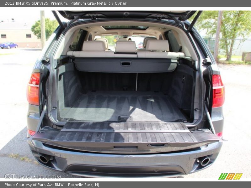 Platinum Gray Metallic / Oyster 2012 BMW X5 xDrive35i Premium
