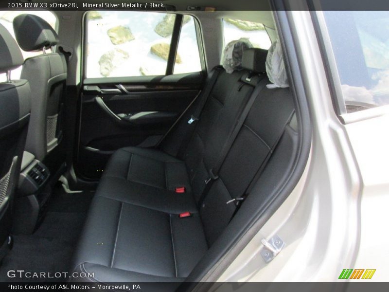 Mineral Silver Metallic / Black 2015 BMW X3 xDrive28i