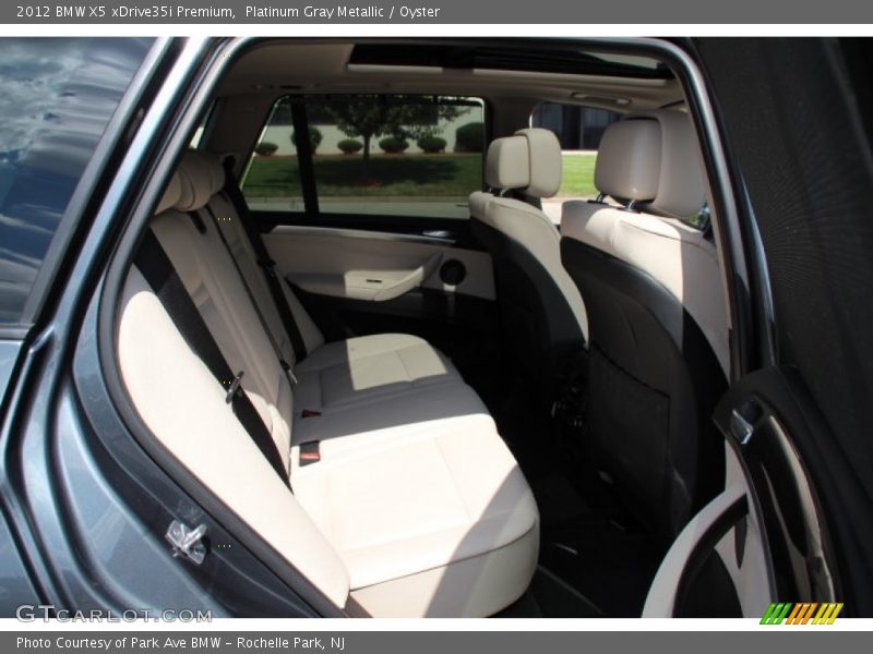 Platinum Gray Metallic / Oyster 2012 BMW X5 xDrive35i Premium