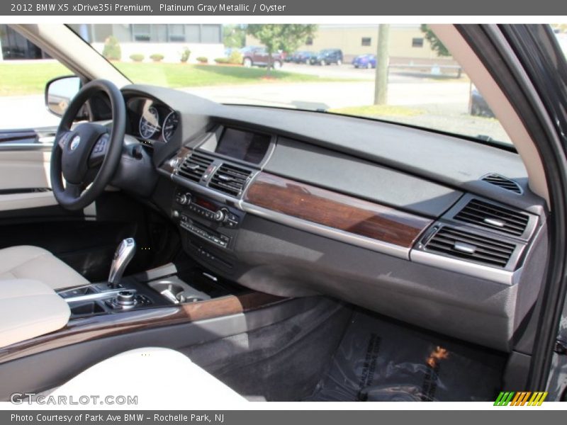 Platinum Gray Metallic / Oyster 2012 BMW X5 xDrive35i Premium
