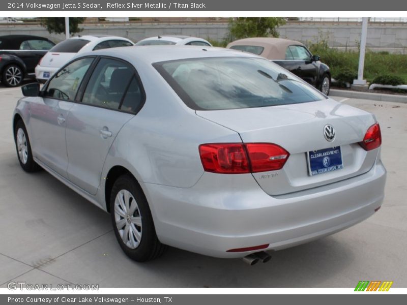 Reflex Silver Metallic / Titan Black 2014 Volkswagen Jetta S Sedan