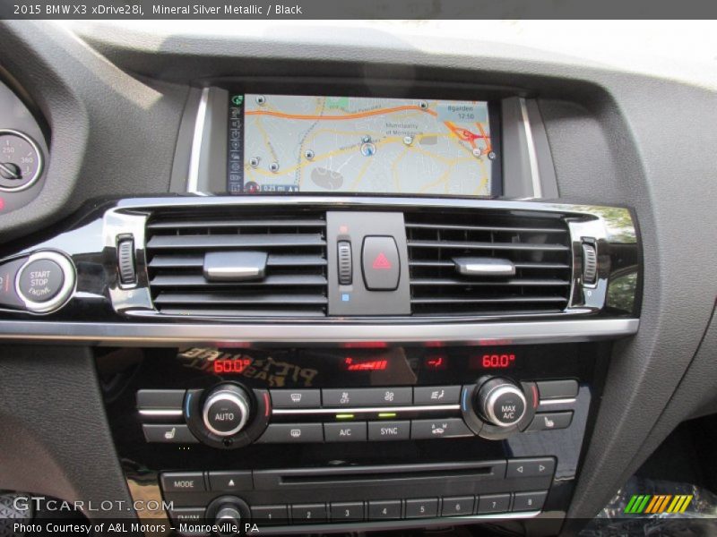 Mineral Silver Metallic / Black 2015 BMW X3 xDrive28i