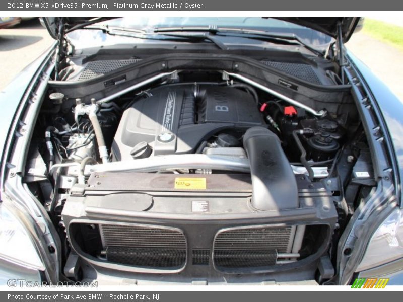 Platinum Gray Metallic / Oyster 2012 BMW X5 xDrive35i Premium