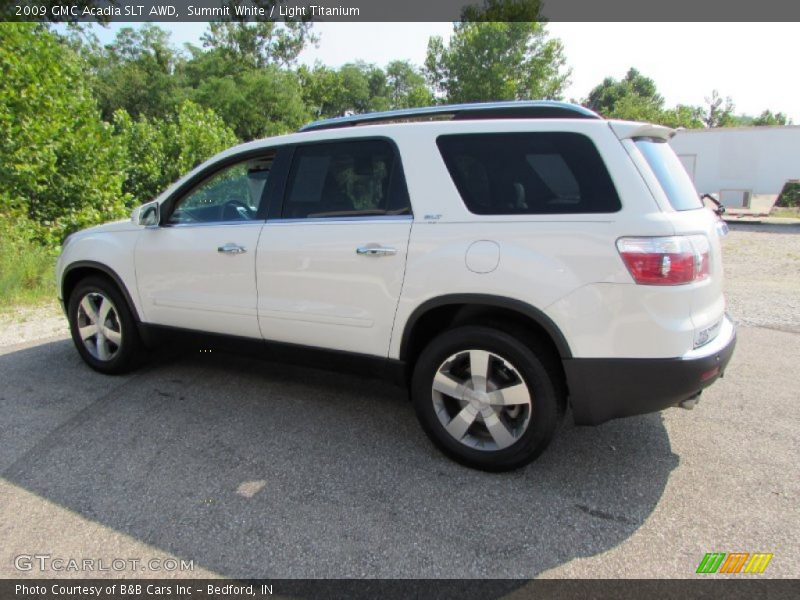 Summit White / Light Titanium 2009 GMC Acadia SLT AWD