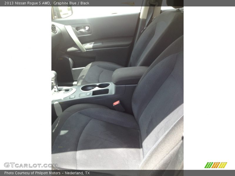 Graphite Blue / Black 2013 Nissan Rogue S AWD
