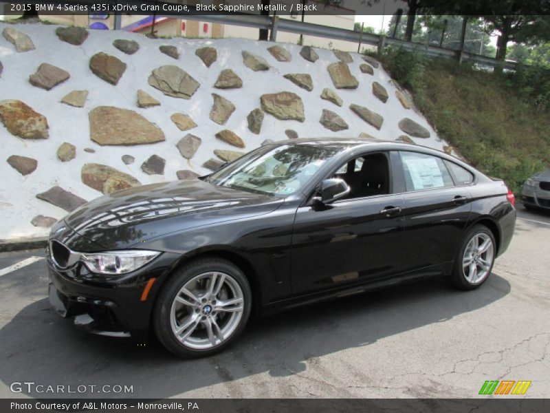 Black Sapphire Metallic / Black 2015 BMW 4 Series 435i xDrive Gran Coupe