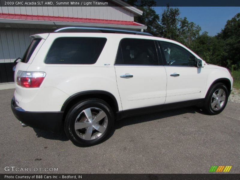 Summit White / Light Titanium 2009 GMC Acadia SLT AWD