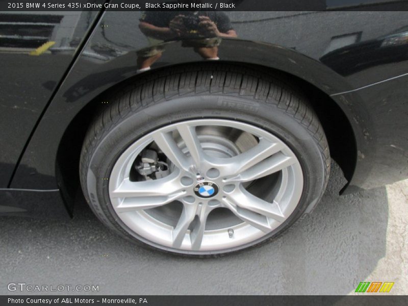 Black Sapphire Metallic / Black 2015 BMW 4 Series 435i xDrive Gran Coupe