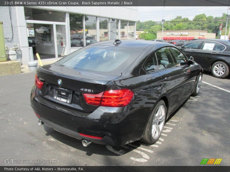 Black Sapphire Metallic / Black 2015 BMW 4 Series 435i xDrive Gran Coupe
