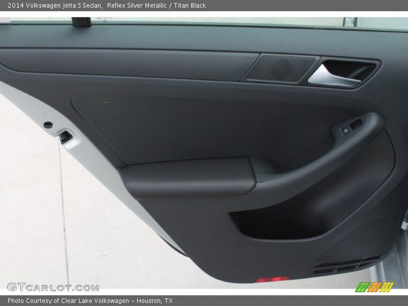 Reflex Silver Metallic / Titan Black 2014 Volkswagen Jetta S Sedan
