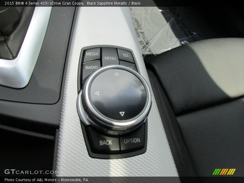 Black Sapphire Metallic / Black 2015 BMW 4 Series 435i xDrive Gran Coupe