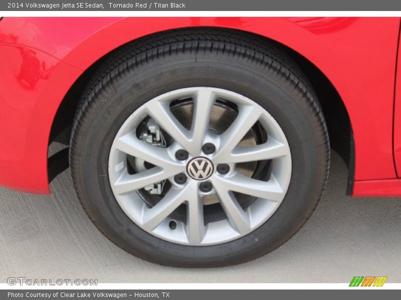 Tornado Red / Titan Black 2014 Volkswagen Jetta SE Sedan