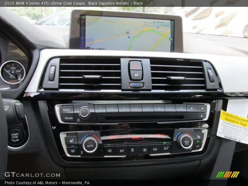 Black Sapphire Metallic / Black 2015 BMW 4 Series 435i xDrive Gran Coupe