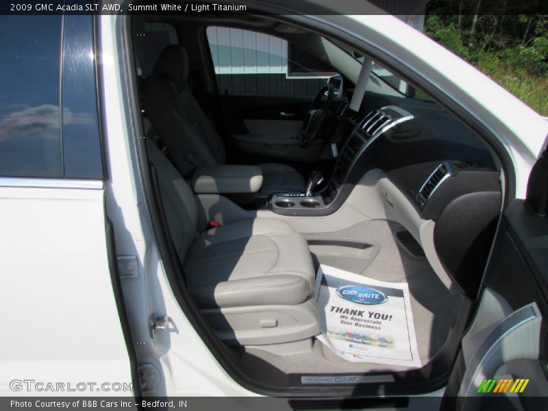 Summit White / Light Titanium 2009 GMC Acadia SLT AWD