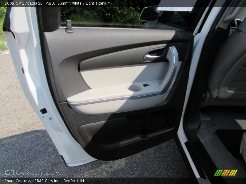 Summit White / Light Titanium 2009 GMC Acadia SLT AWD